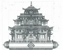 Pema Namdol’s original hand-drawn Zangdok Palri design (circa 2006) has become the benchmark for several Zangdok Palri Temples currently being built throughout the world.
