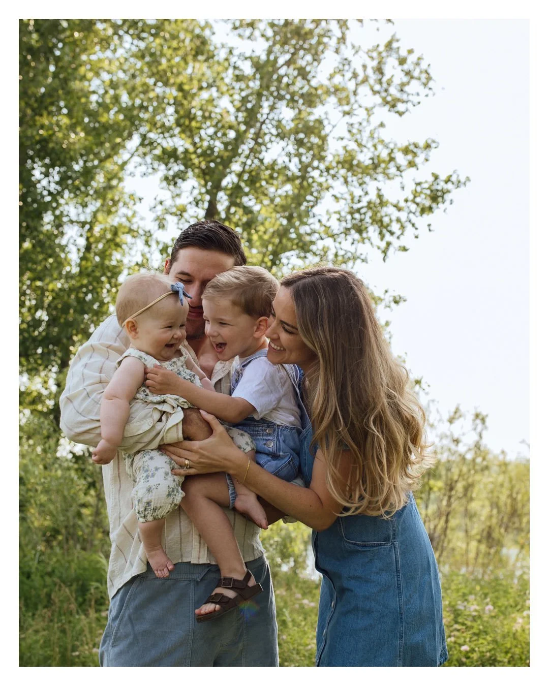 a morning at millennium for their first family photos since calling grand rapids home. &hearts;️

[ Grand Rapids Family Photographer, Michigan Family Photographer, Millennium Park Photo Session ]