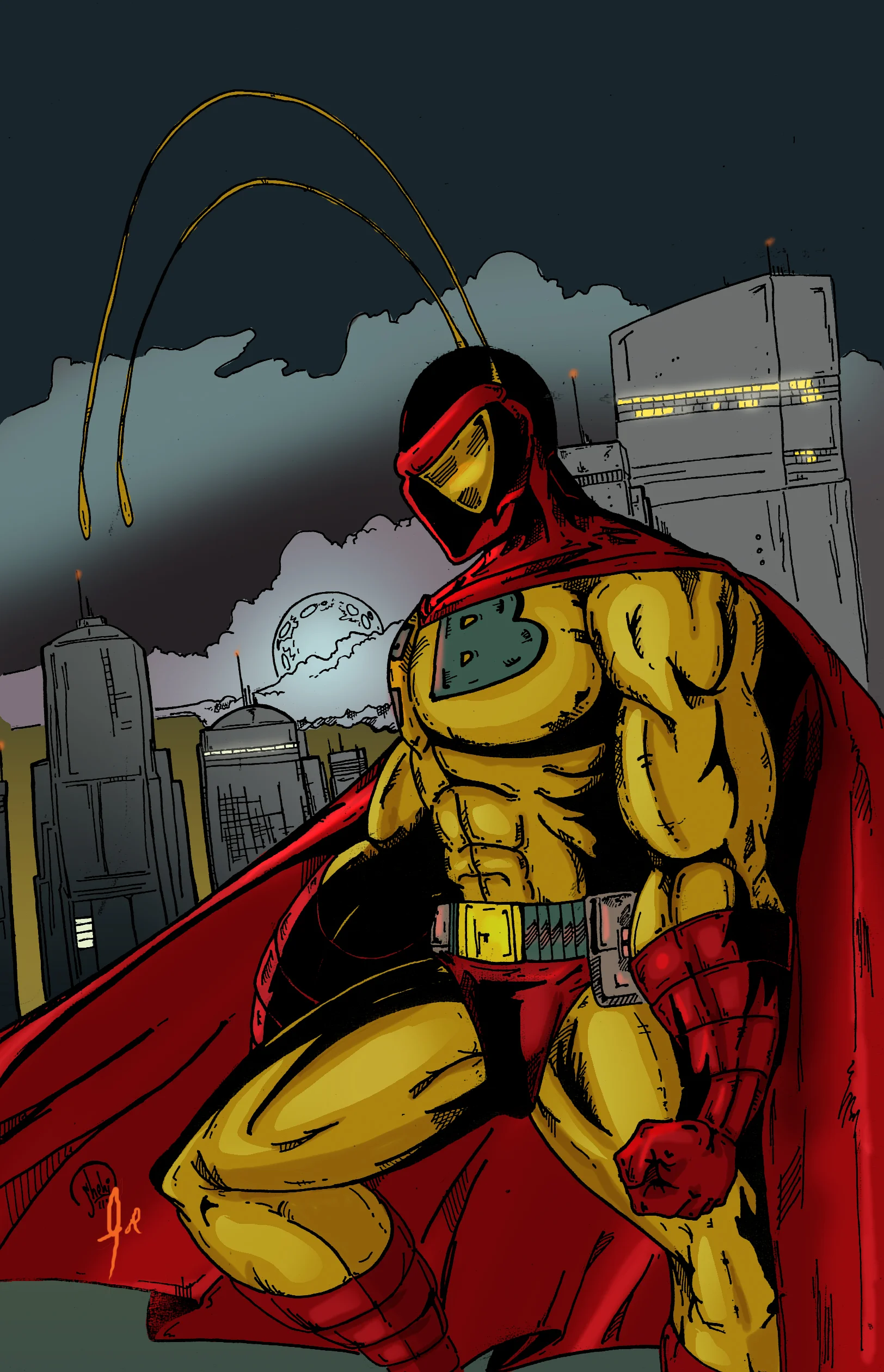 2011 Comic Bug redone in 2015