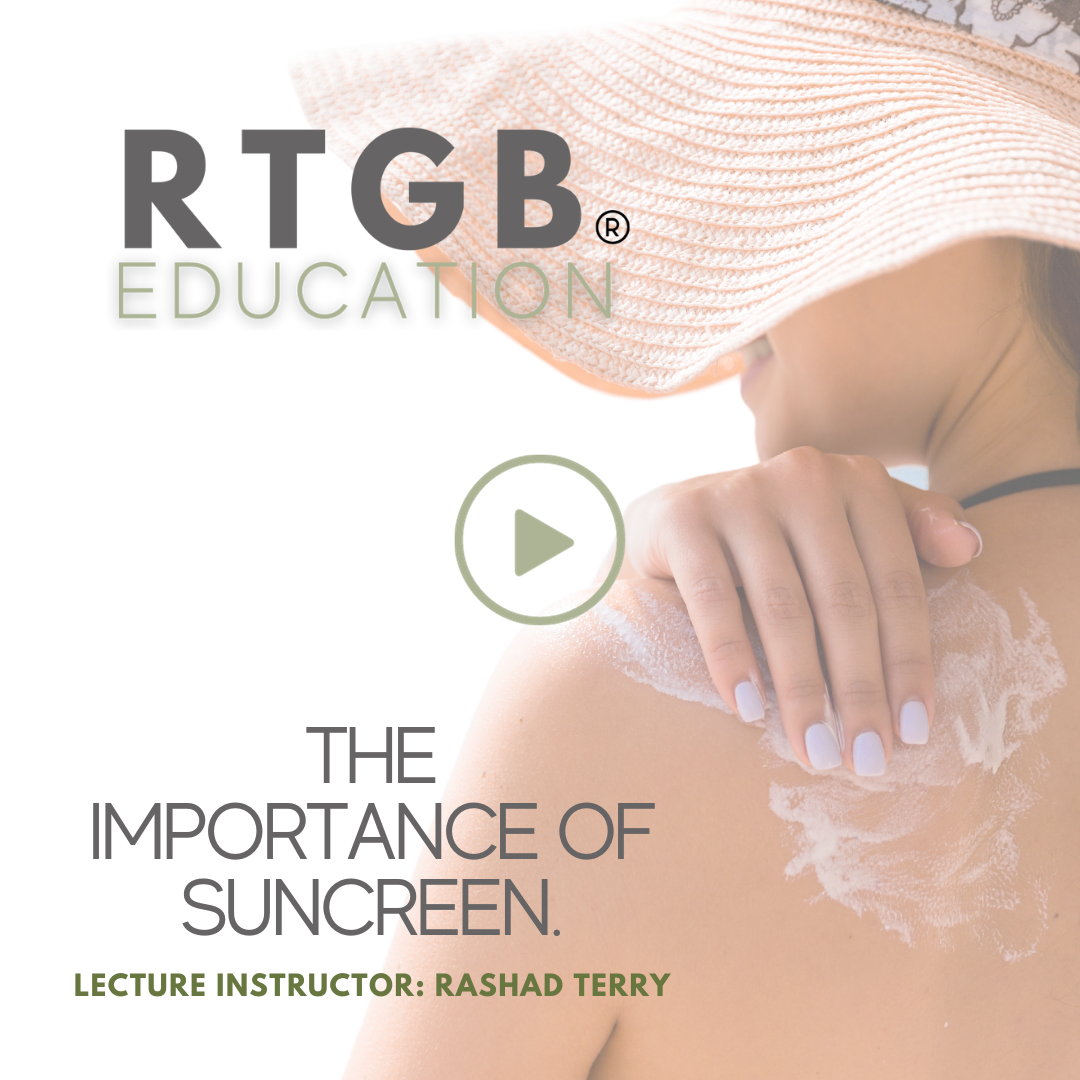 The importance of sunscreen.