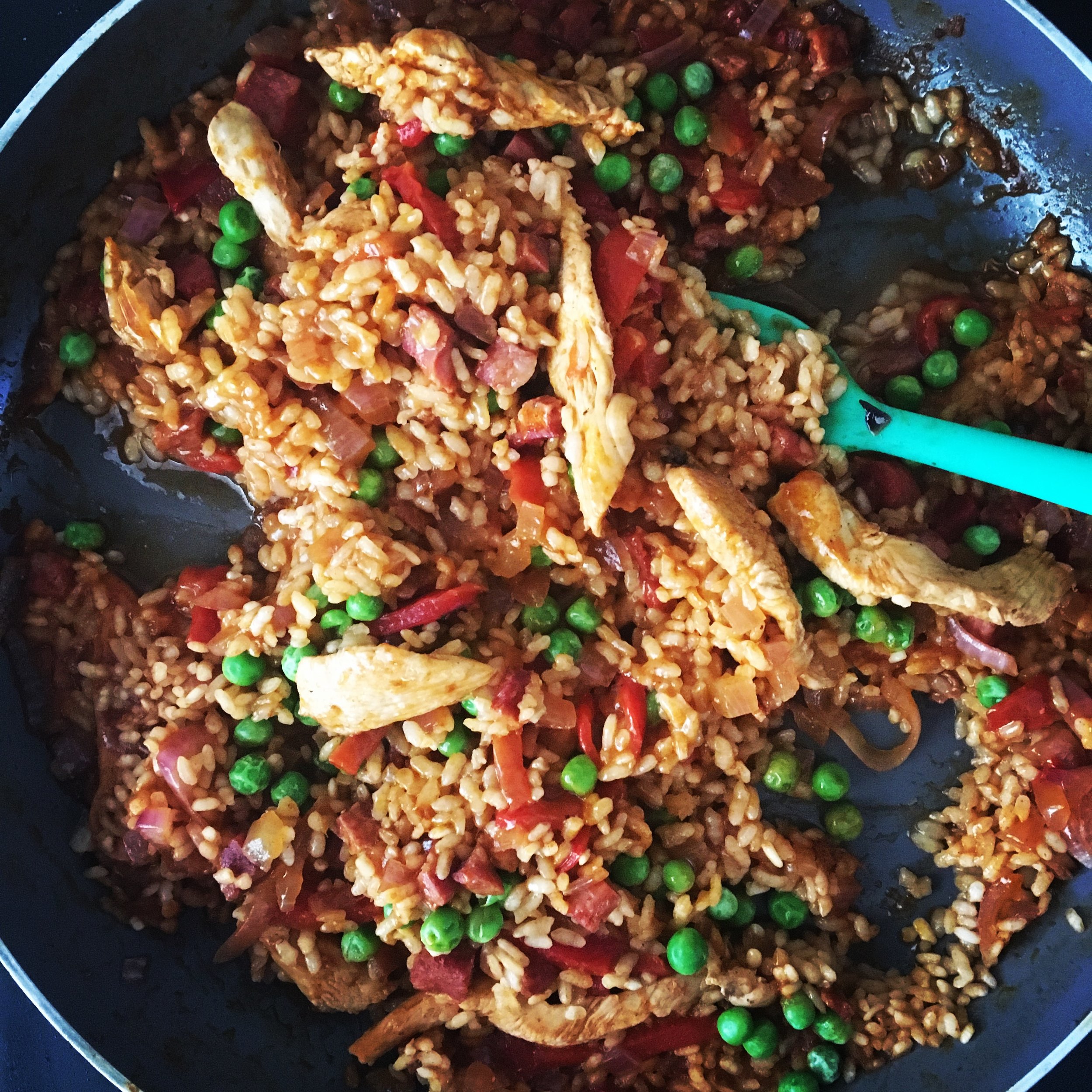 chicken & chorizo paella