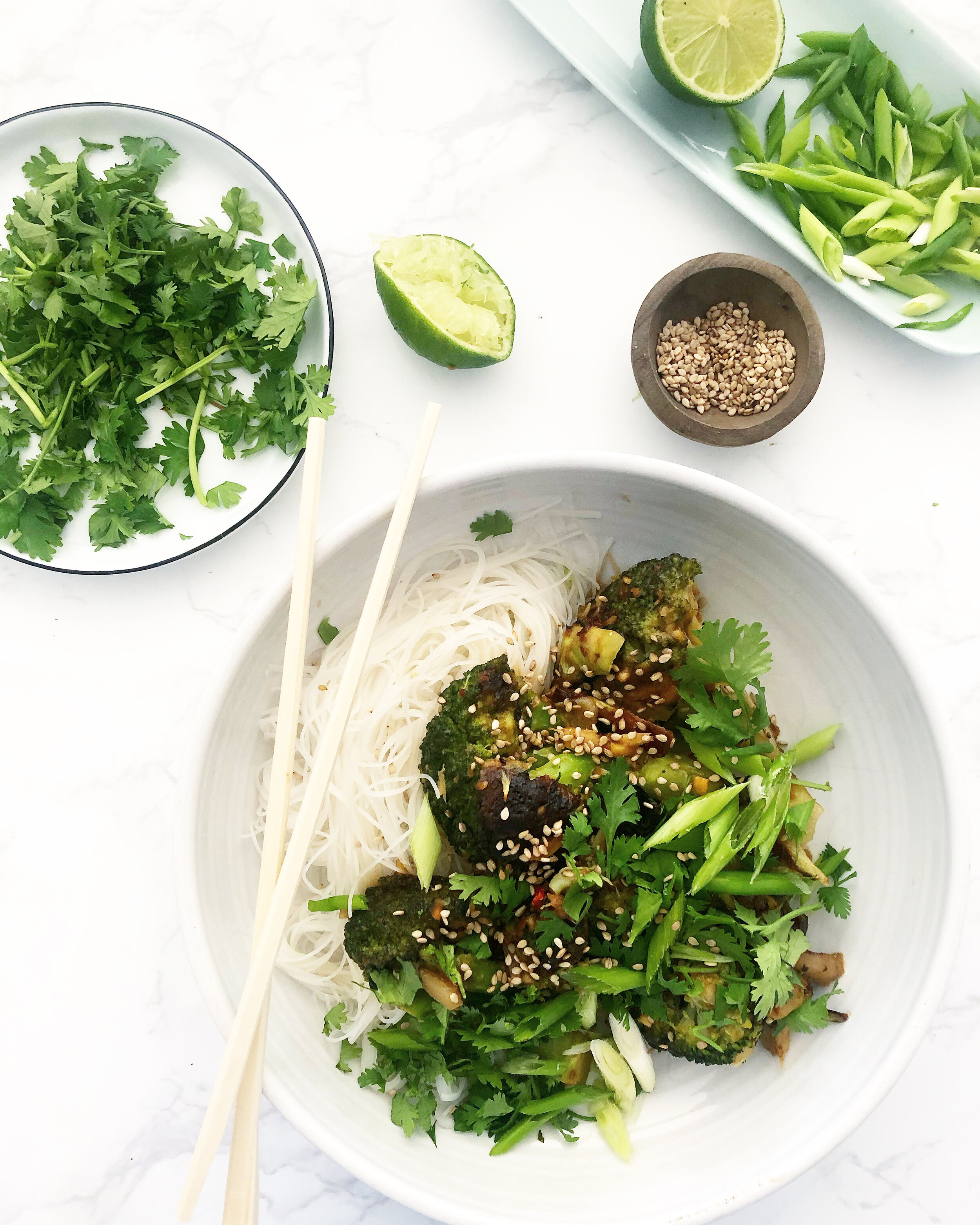 Salty + Sweet Charred Broccoli