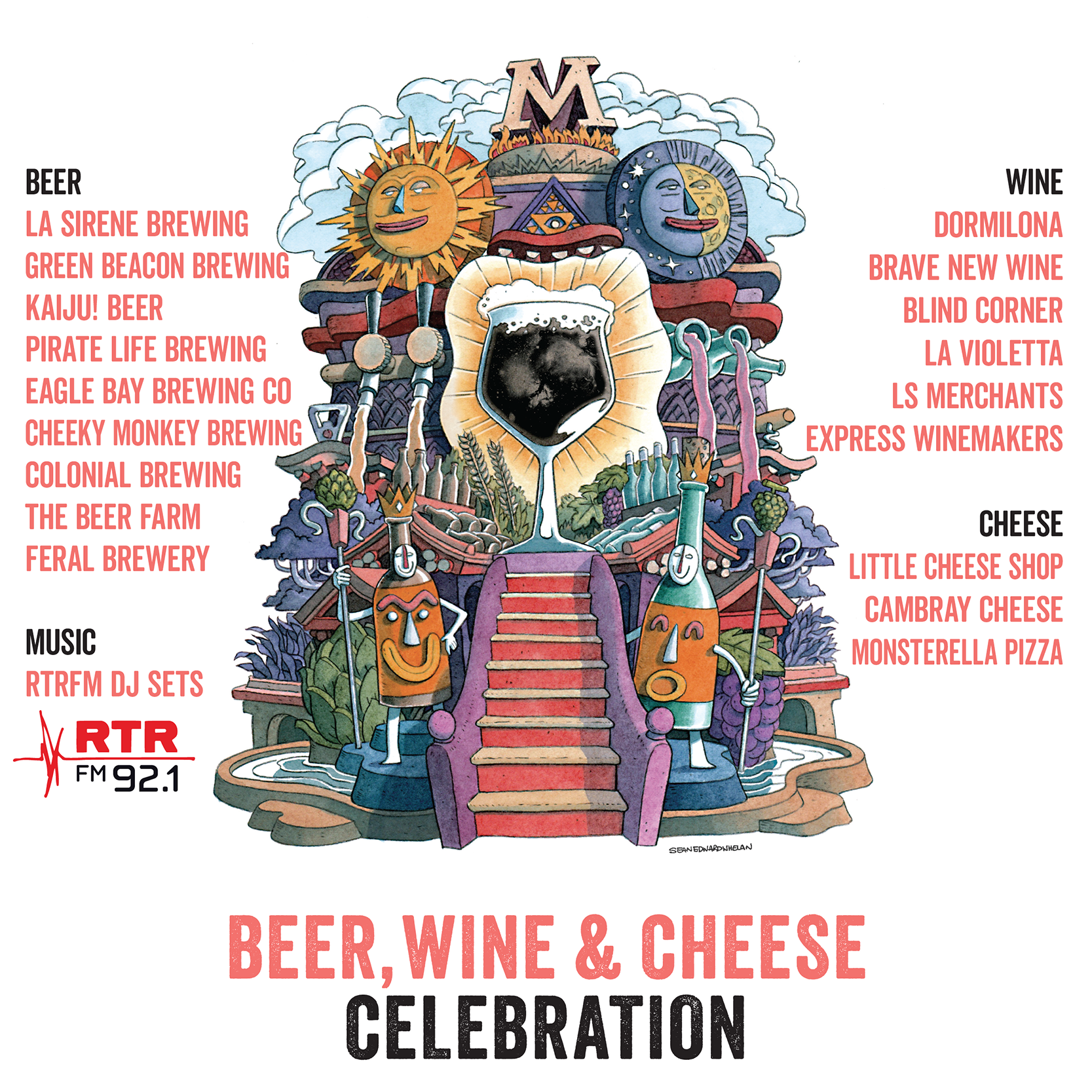 Mane Liquor Beer, Wine and Cheese Celebration 