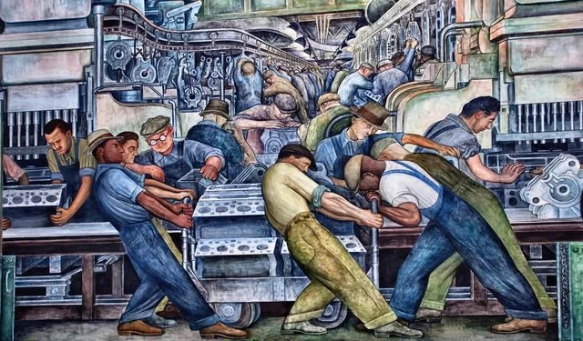 Diego Rivera mural 