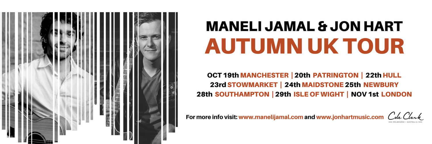 Maneli Jamal and Jon Hart tour dates