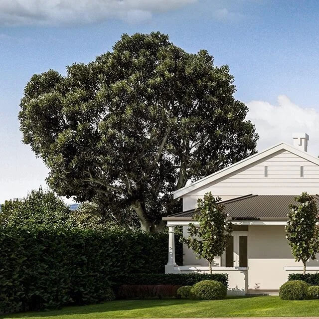 Under Construction 💥 *view from front of house where we are merging two 100 year old houses with an ultra modern, two story extension with tennis court and pool! #imperiumconstructions #underconstruction