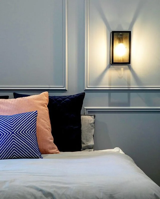 Feature wall panelling for the master bedroom. #imperiumconstructions #adelaidebuilder