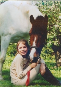 Anika really loves horses.