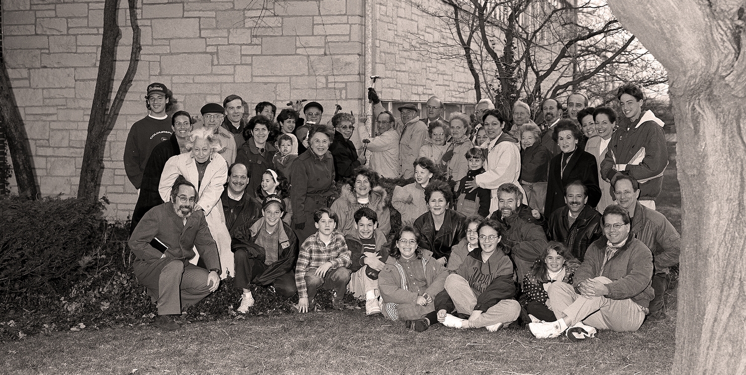 Before breaking ground for Sinai’s renovation, c. 1995.