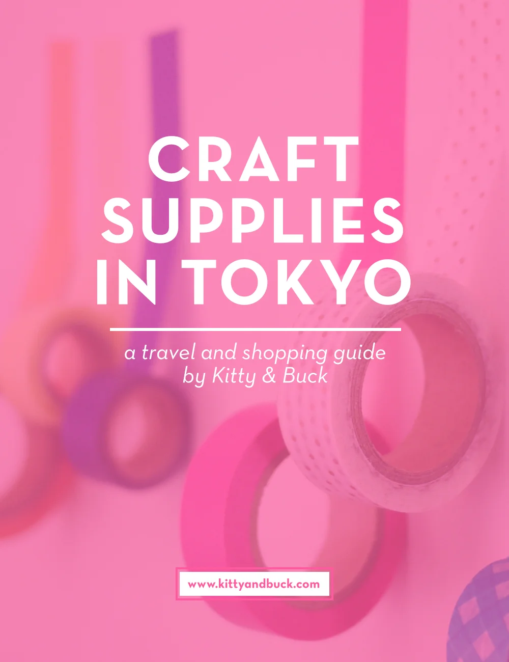 Craft Supplies in Tokyo! Trying to find your way around Tokyo's craft and art supply stores can be super challenging! Check out this guide on the best places to visit for craft, fabric and kawaii stationery supplies with insider tips, addresses, and directions to make your next crafty visit to Tokyo hassle free and fun! | by Kitty & Buck