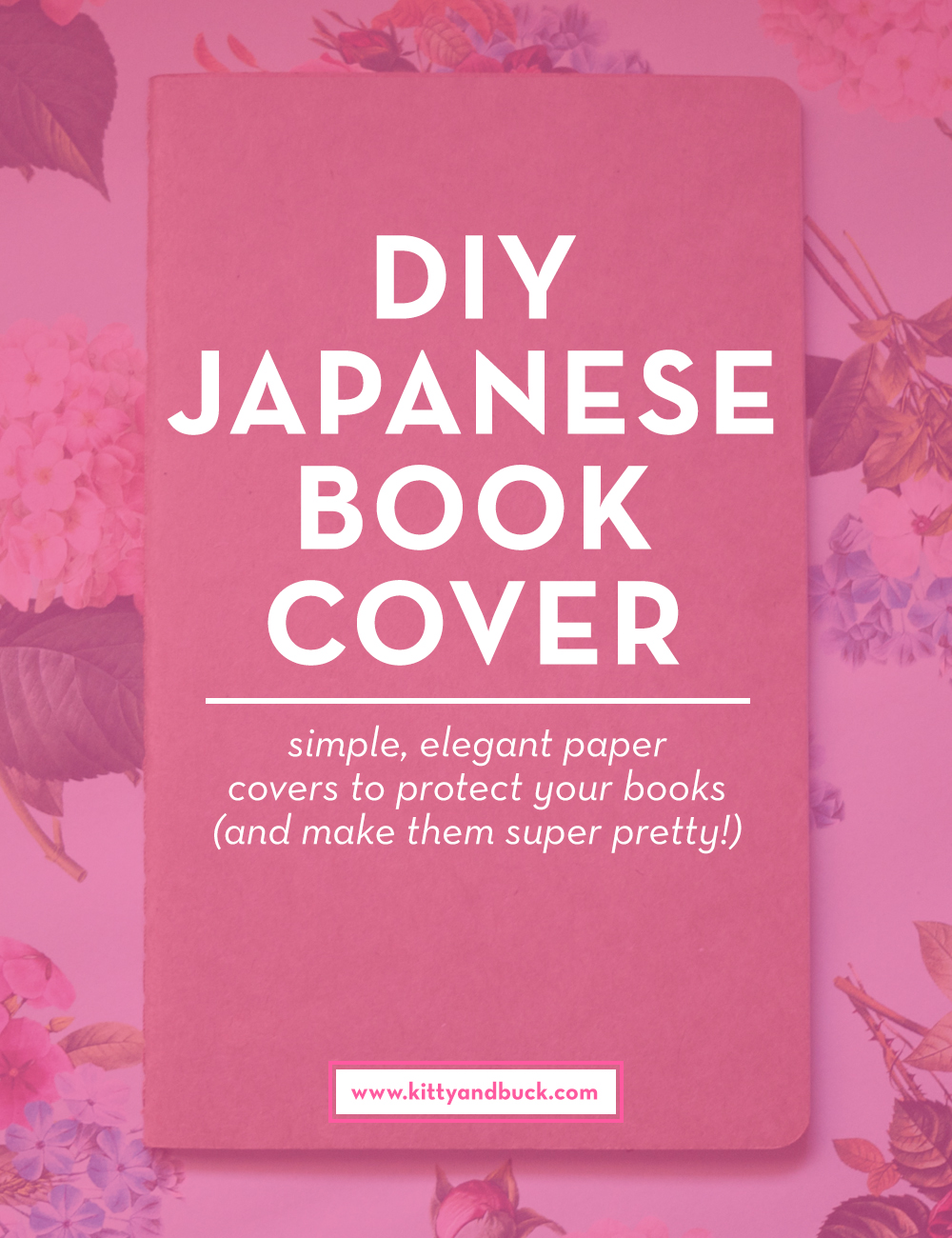 DIY Japanese Paper Book Cover — Kitty & Buck