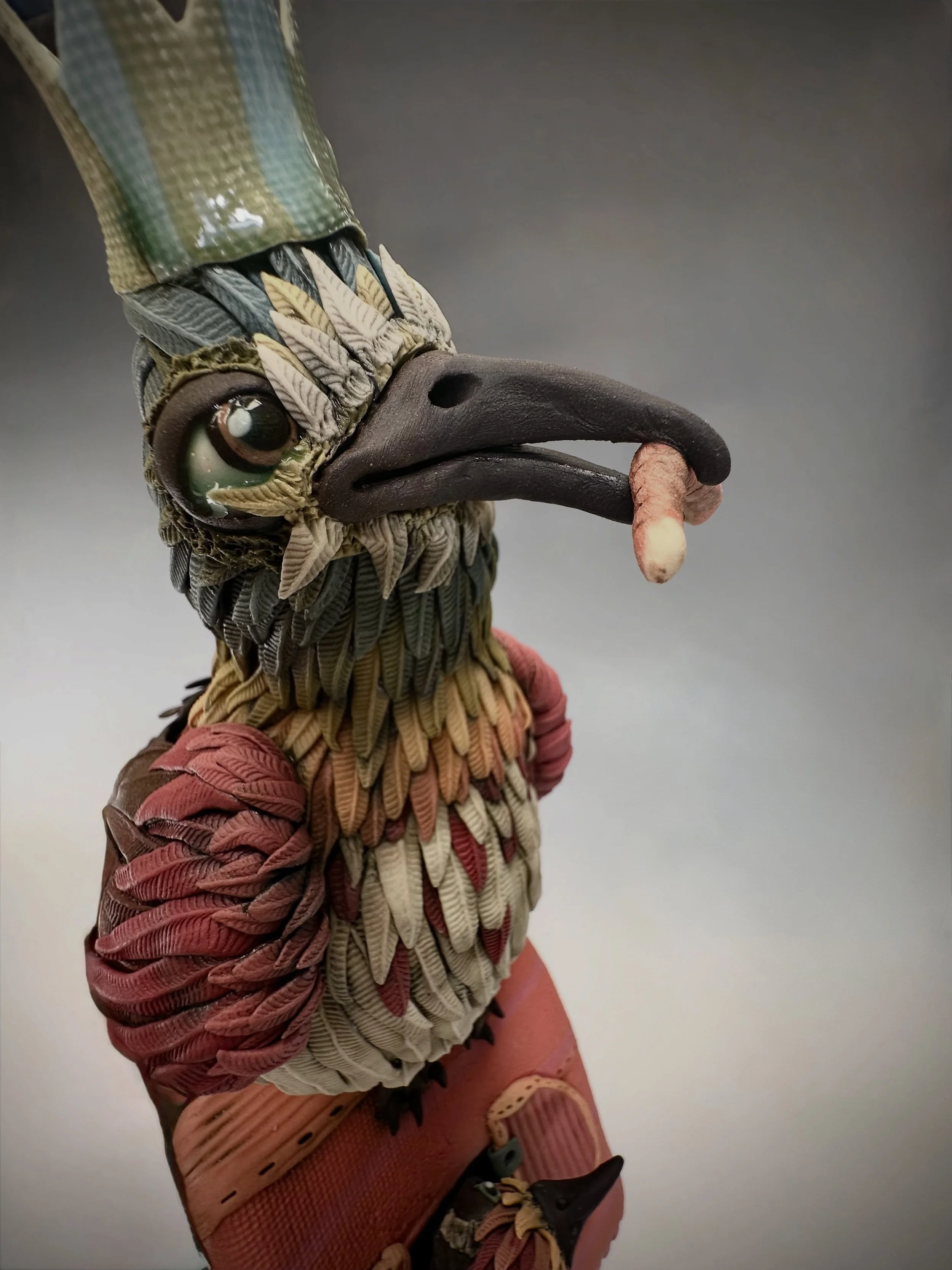 Early Bird&hellip;
#porcelain #australianceramics #colouredclay #keanesclay #slabbuiltceramics