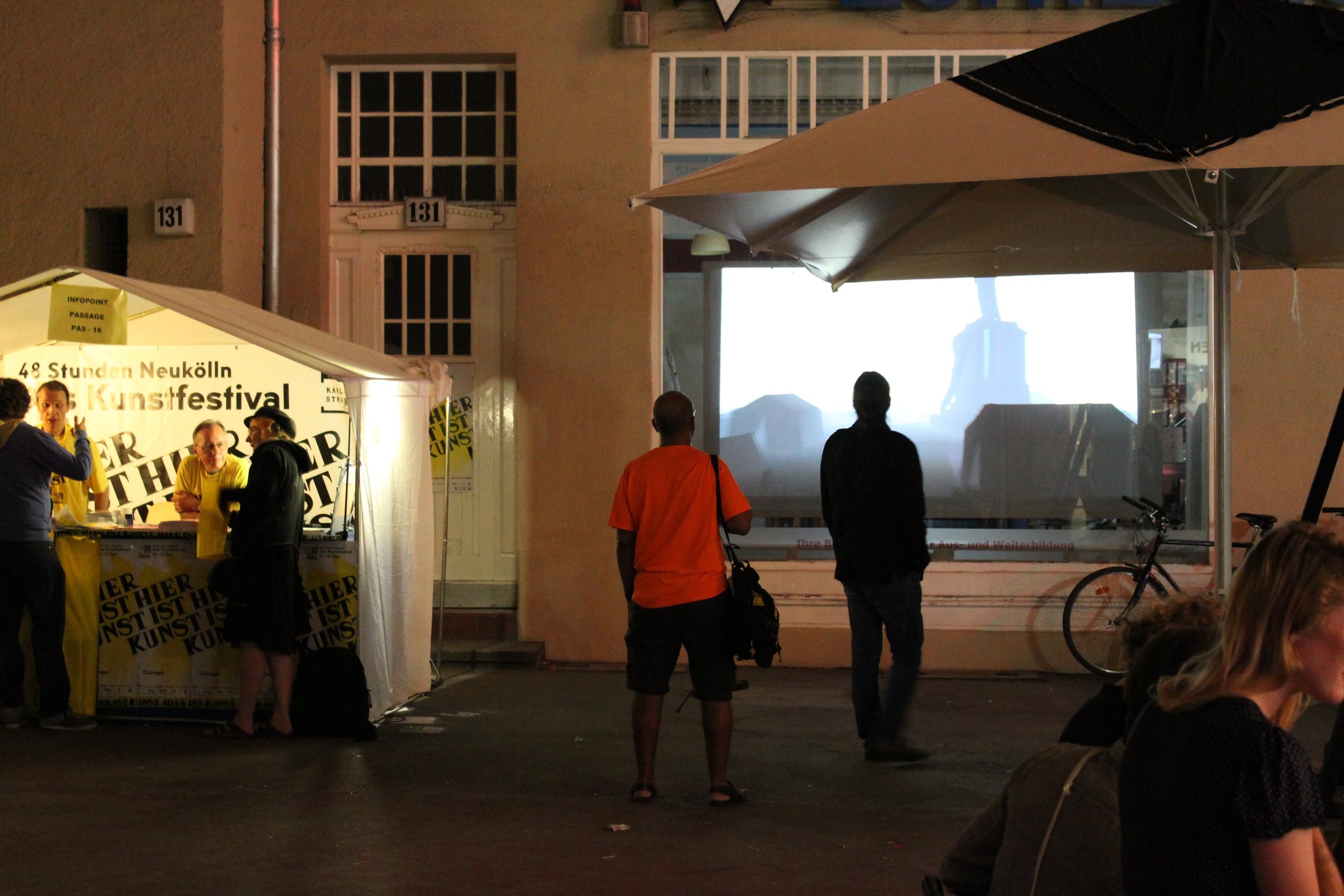 De_Constructing Space, Passage Kino, 48Stunden Festival, Berlin, 2014. 