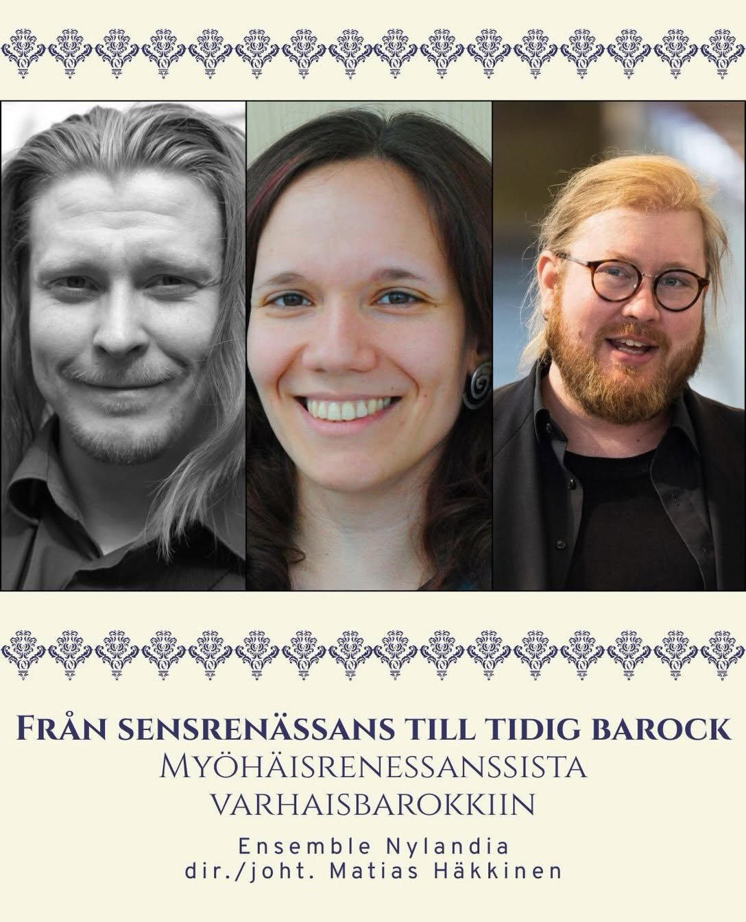 I barockens labyrinter | Barokin labyrinteissä: Från senrenässan till tidig barock–Ensemble Nylandia | Myöhäisrenessanssista varhaisbarokkiin
