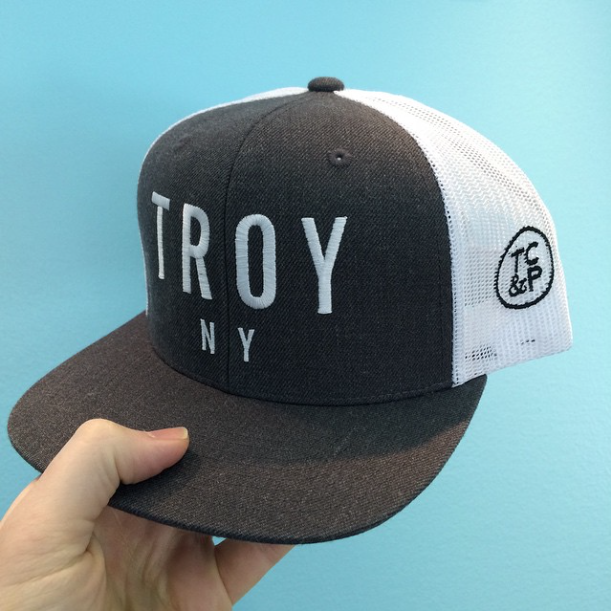 Troy NY Mesh Snapback Hat — Troy Cloth & Paper