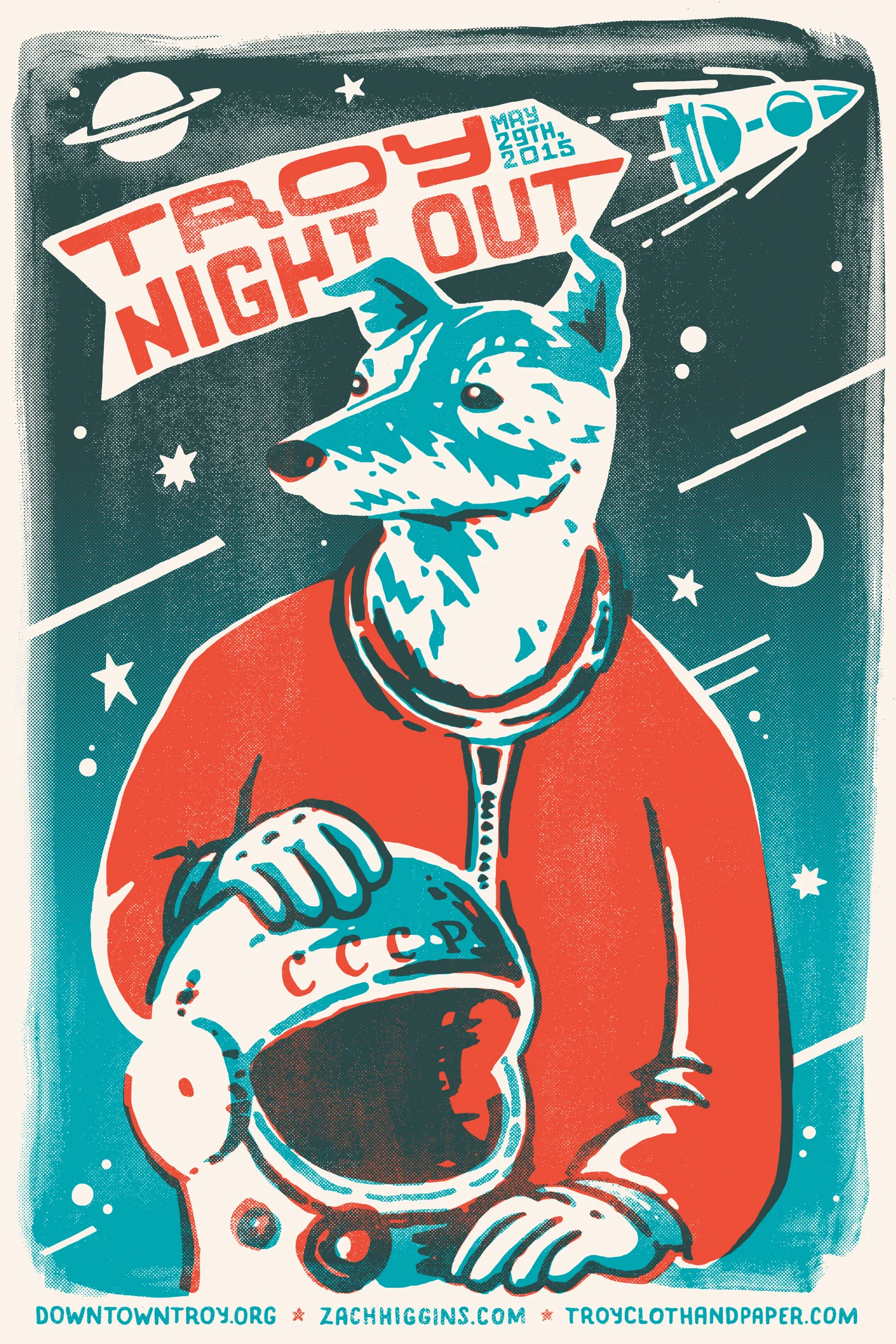 May TNO Print Off! By Zach Higgins — Troy Cloth & Paper