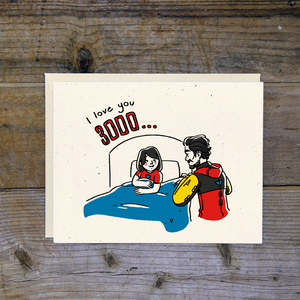 C-0704 I Love U Card — Troy Cloth & Paper