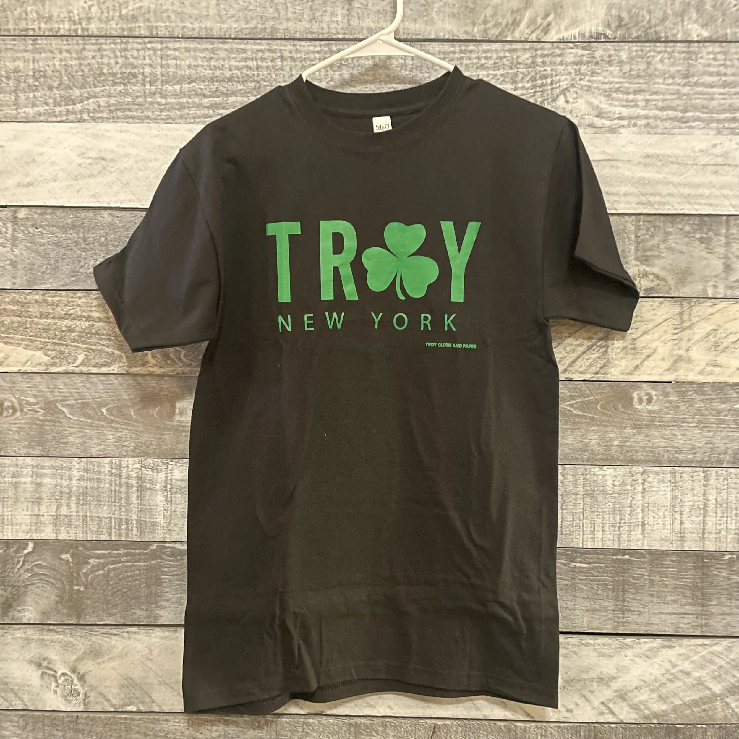 Troy Shamrock Black with Green Tee.jpeg