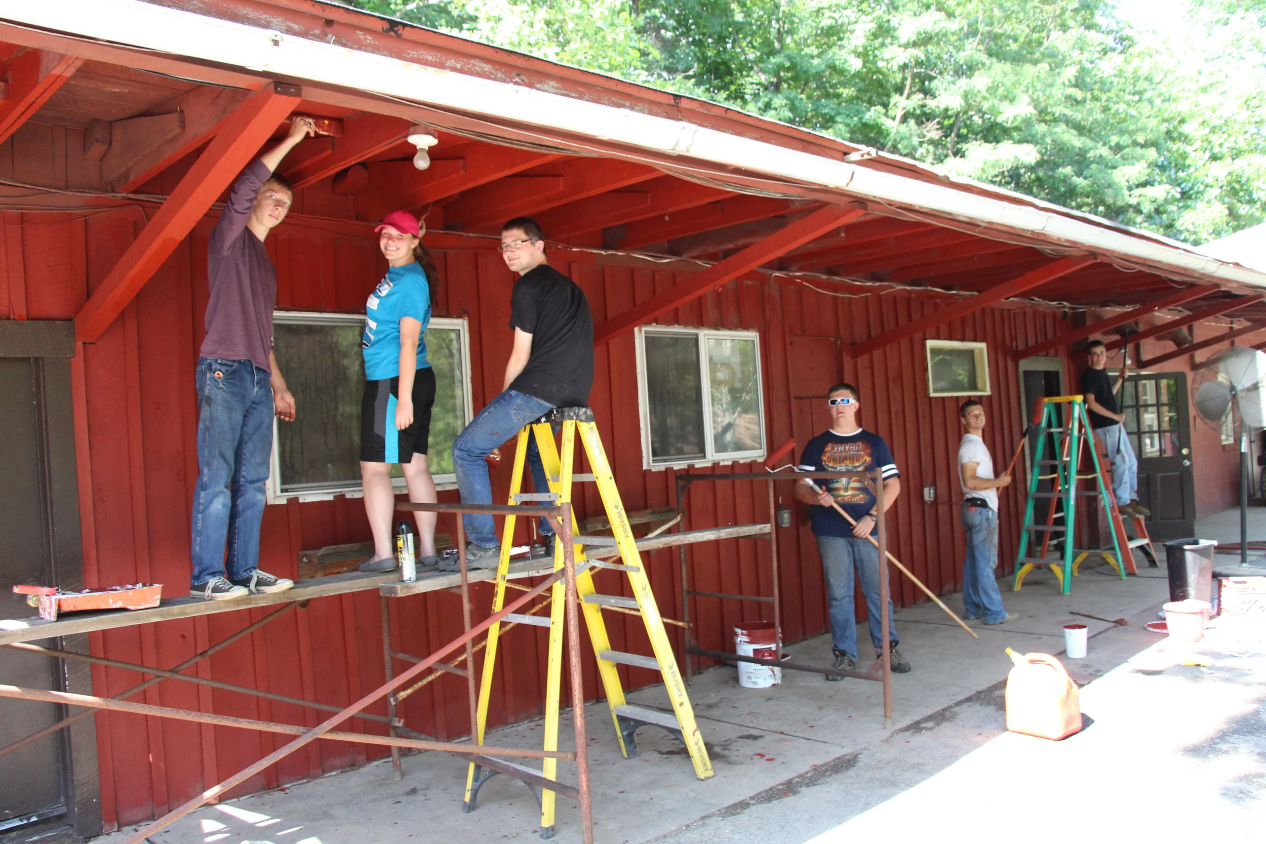 SERVICE Our staff are committing to Mt. Lou San for a summer of ministry to invest in the lives of youth. They will be involved in a variety of areas to help the camp run effectively, including food service, housekeeping, program assistance, groundskeeping, and much more.