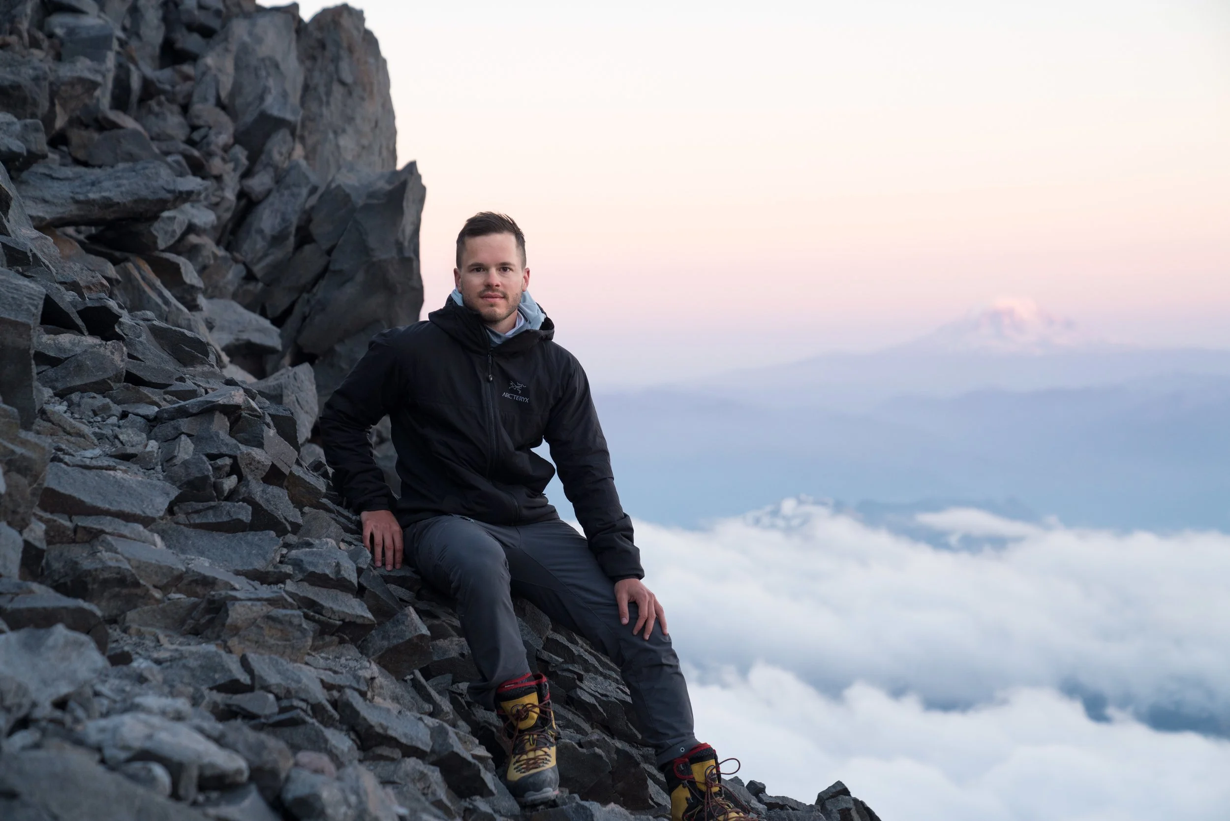Climbing Mount Rainier, Washington