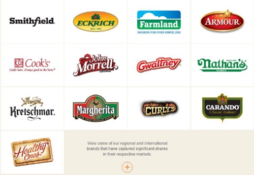 A few of the Smithfield brands.