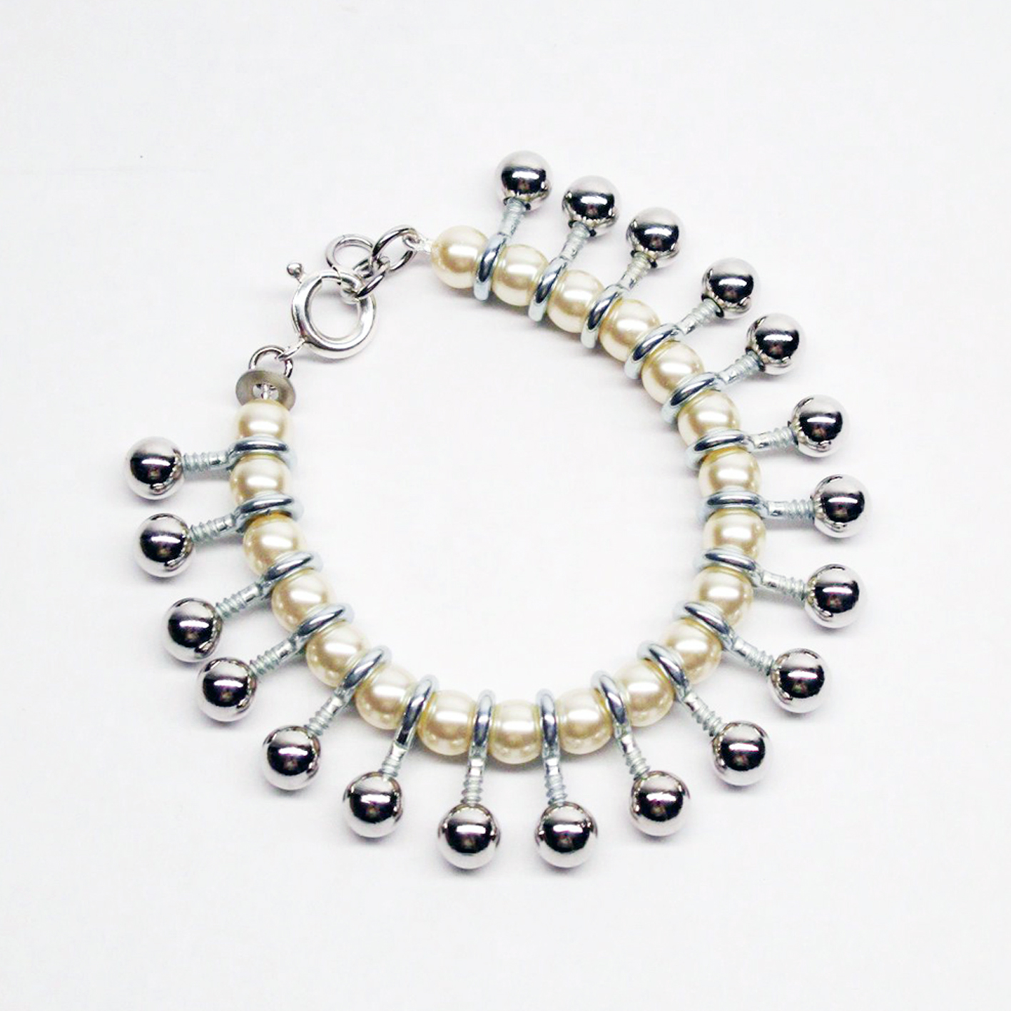 PERLE & PITON SBPP1, 2010 (FW10) , plated brass, crystal, steel and Sterling Silver > SHOP