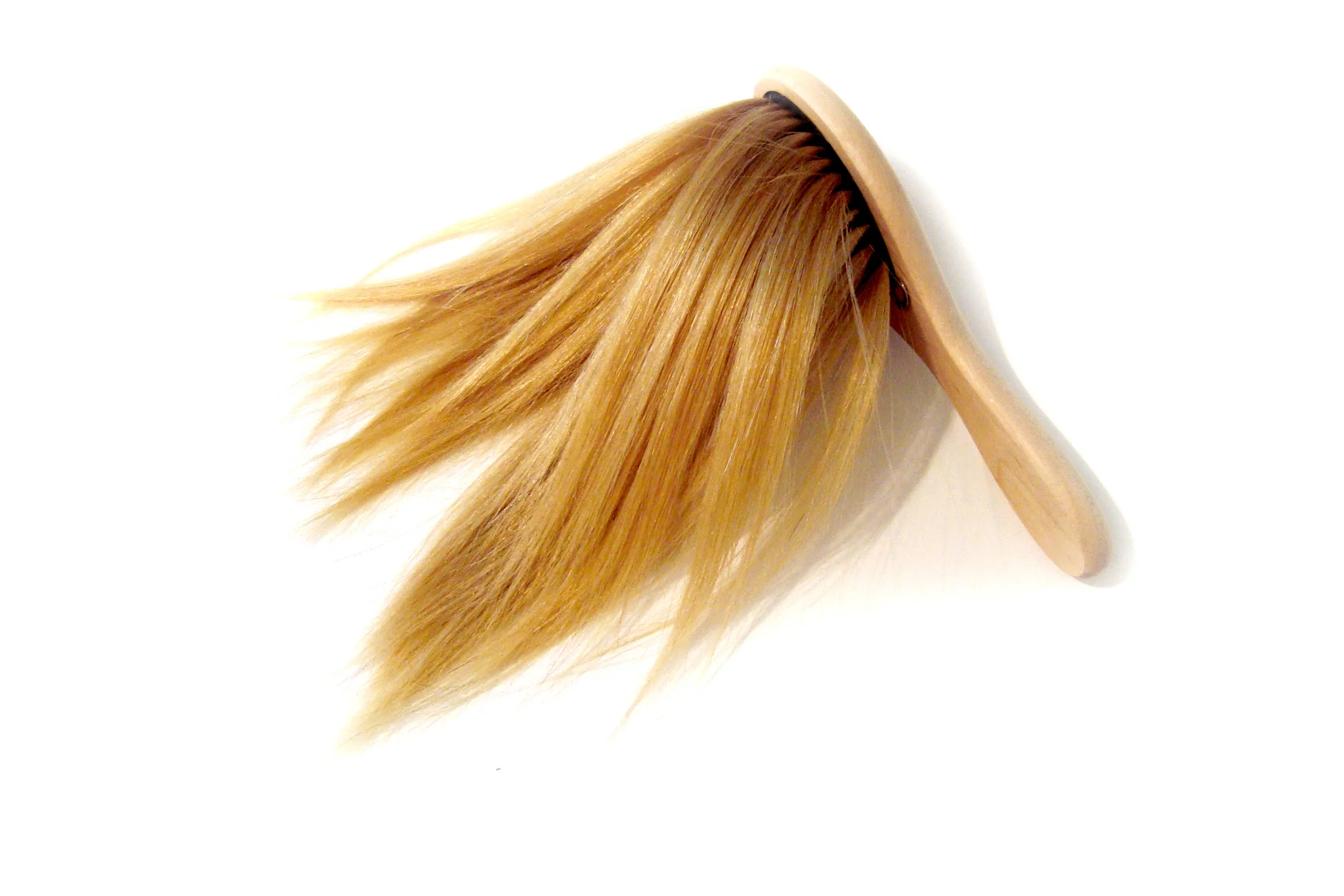  BLESS, H airbrush , real hair and wood 