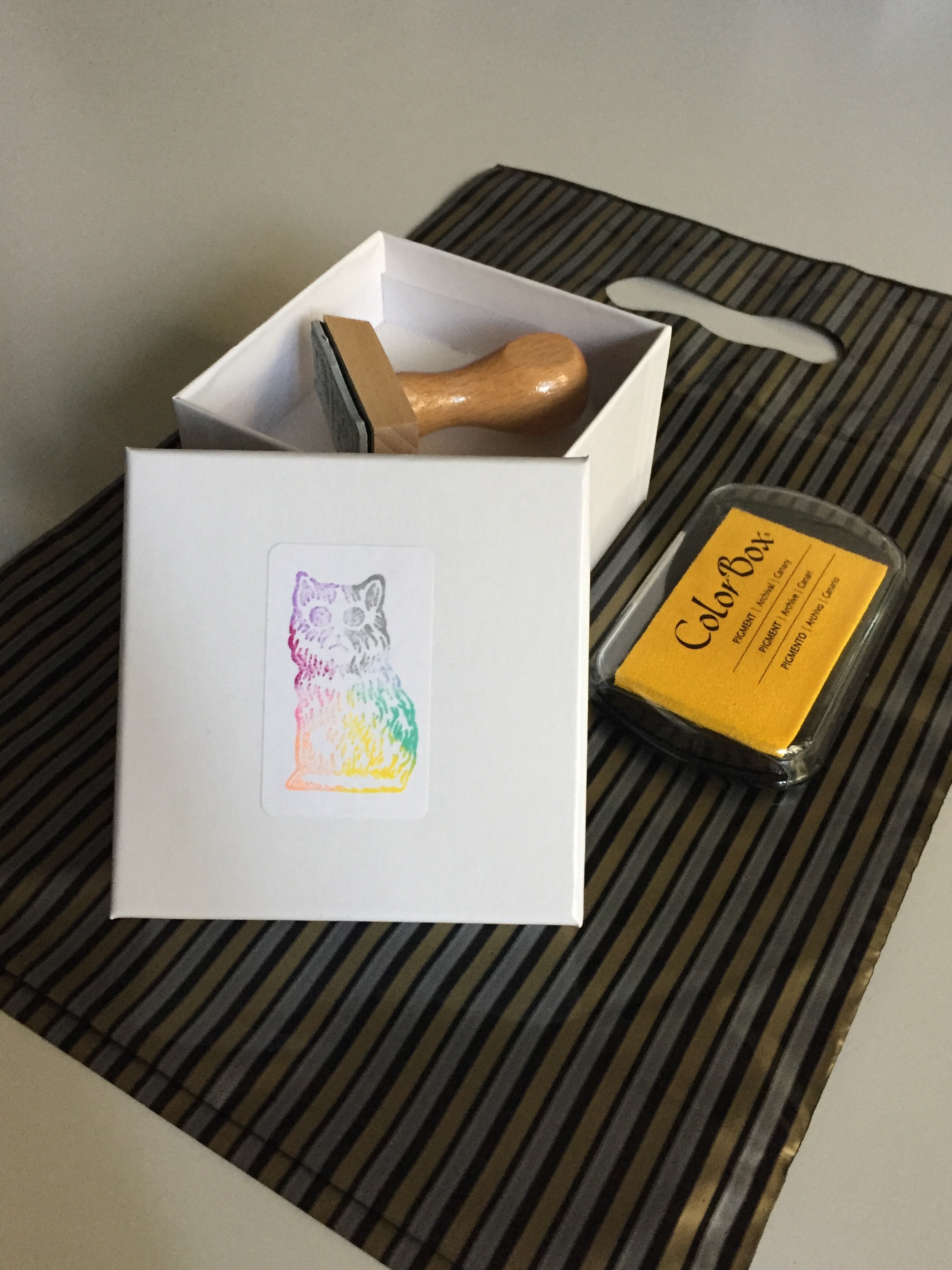  John Armleder,  Kamikatze , 2013/2017, wood rubber stamp, Edition of 50 + 5 AP. Courtesy the artist and The Corner Piece   Contact for price &amp; info   