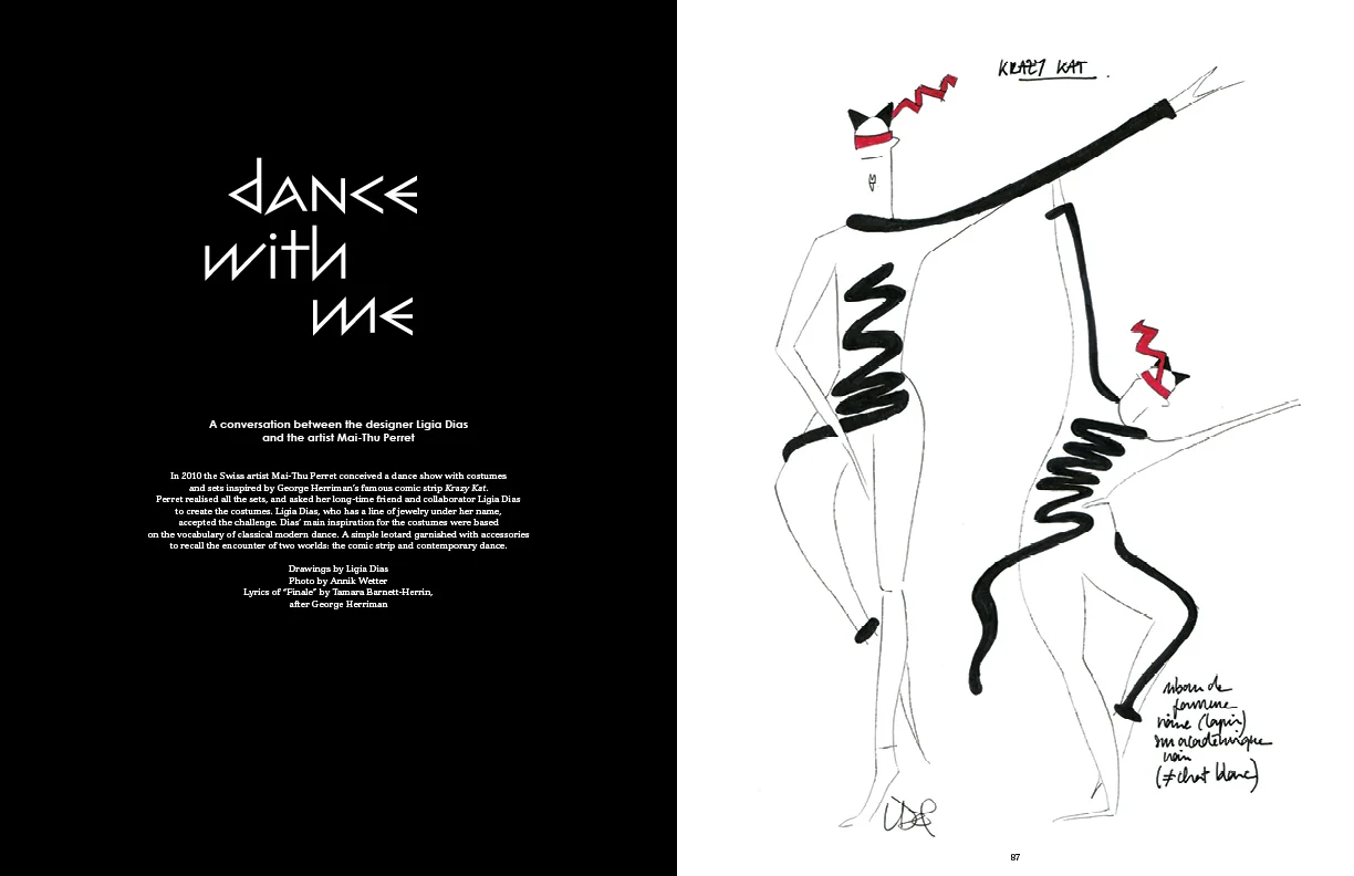 One of the series of original drawings by Ligia Dias for Mai-Thu Perret, Lettres d'amour en brique ancienne , 2011 published in the magazine Paris, LA issue No7 2012, publ. DoPe Press. © Ligia Dias http://www.dopepress.fr/2012/07/paris-la-issue-7-women-artists/
