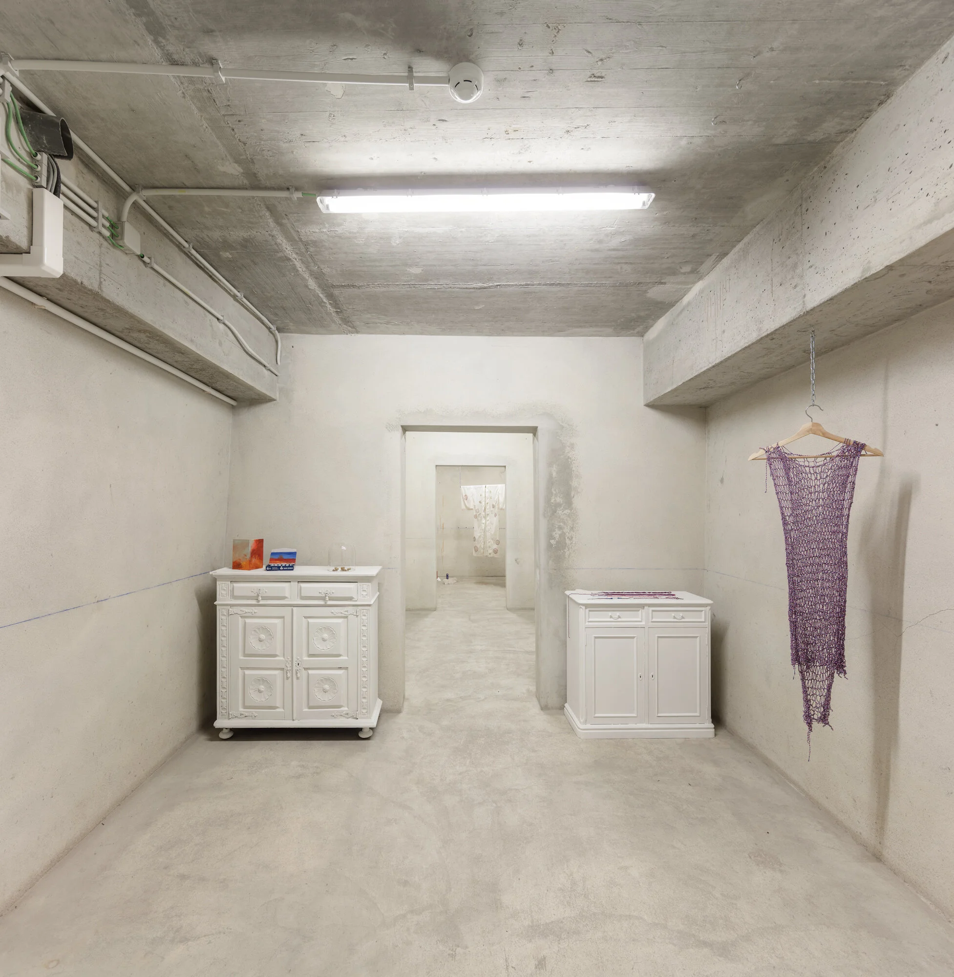  JORGE DIAS, (untitled), before 2015. VERA PINTO, Sea Gold, 2019. FABIO QUARANTA, Est 2019, 2019. SOPHIE ANDES GASCON, Large needle knit top, 2019 