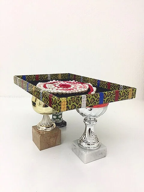  Ligia Dias, JAGUAR (3), 2019, jewelry tray, mixed-media. Photo Ligia Dias   Contact for price   