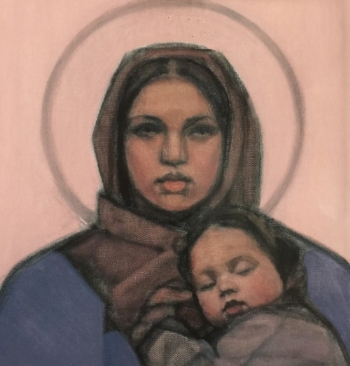 "Embracing the World" by Janet McKenzie