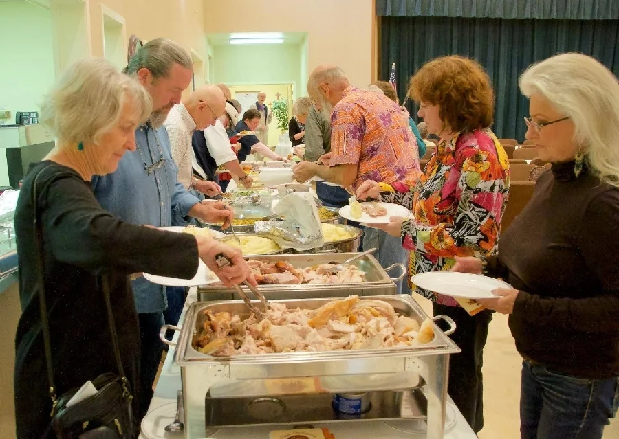 Free Community Thanksgiving Potluck Feast at the First United Methodist Church in Johnson City