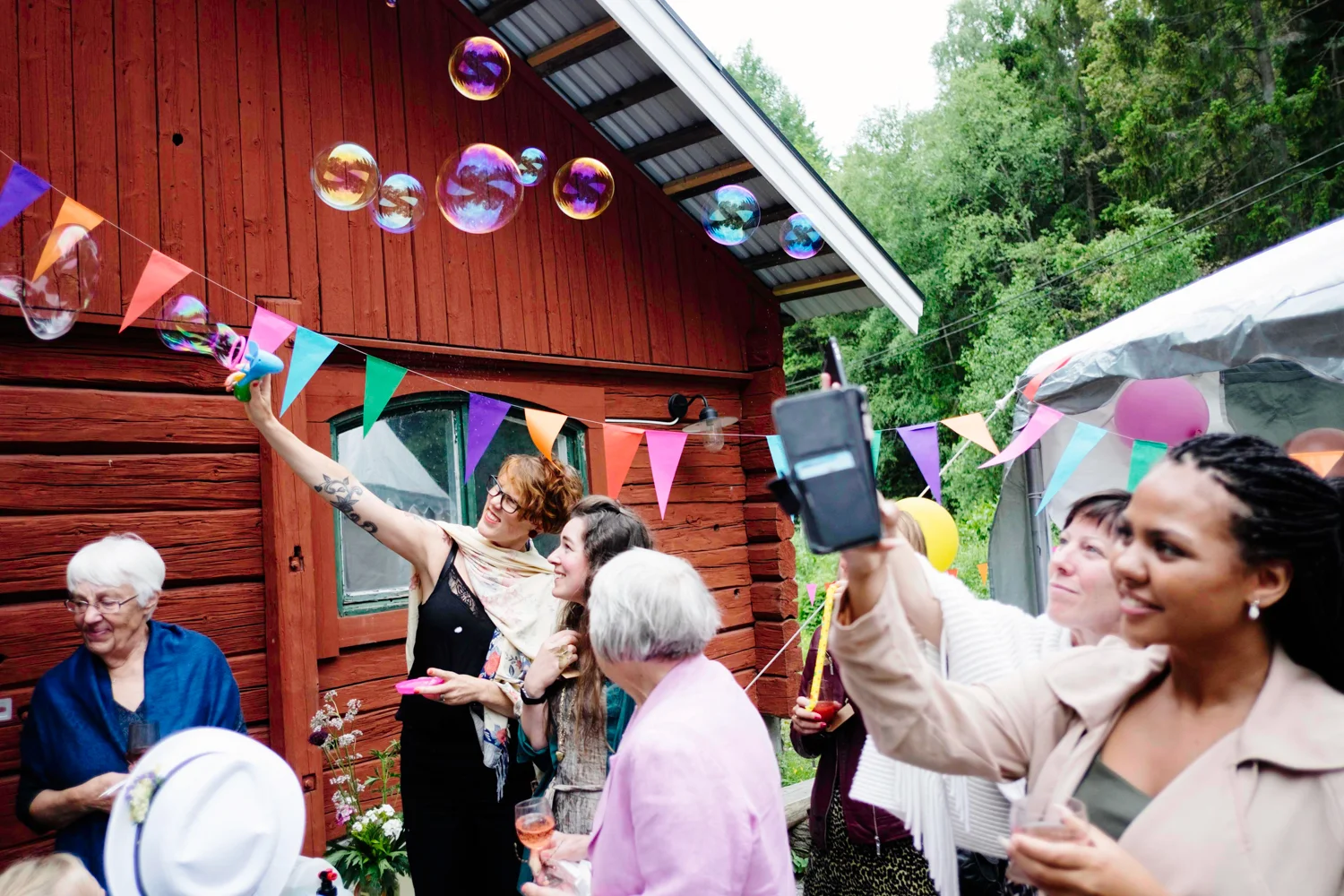 På min önskelista: såpbubblemaskin.