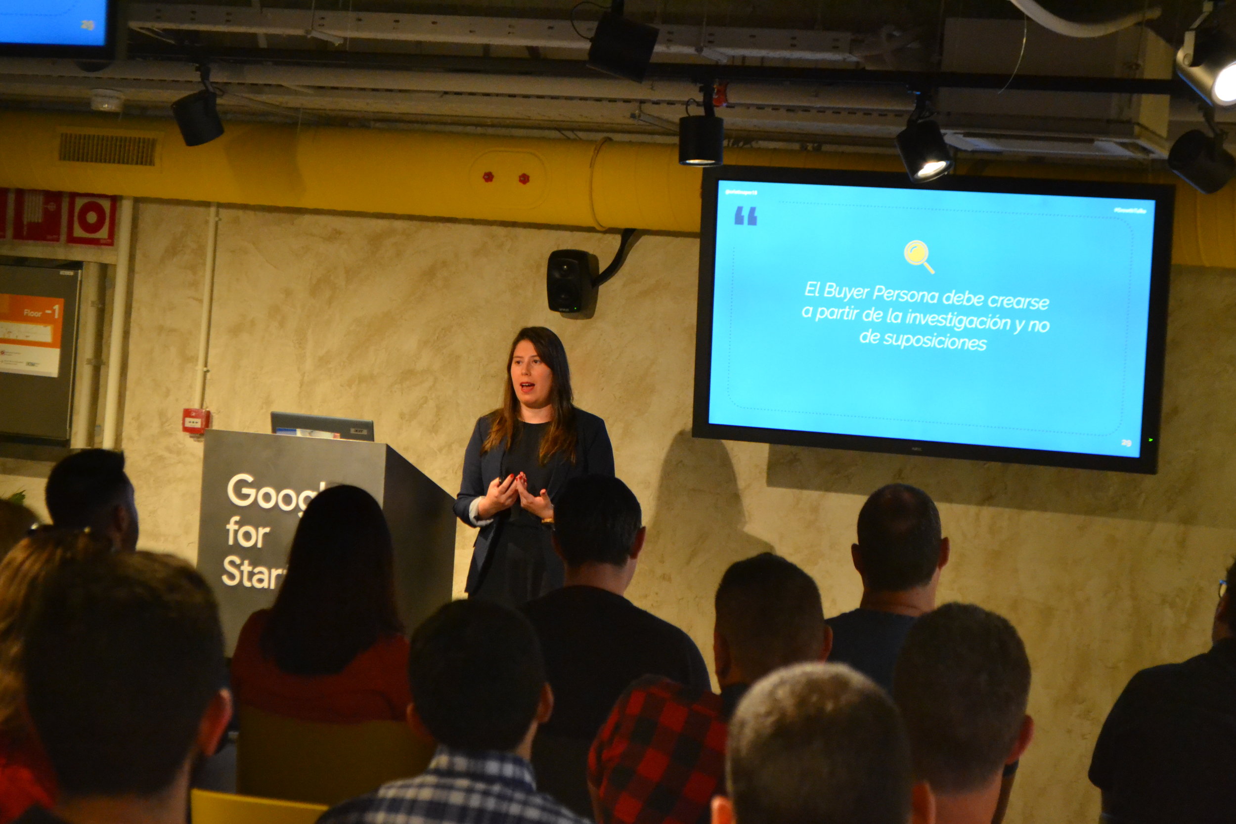 Cristina Peñaloza en Google For Startups