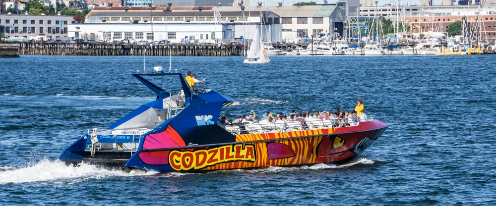 Godzilla Boston Harbor