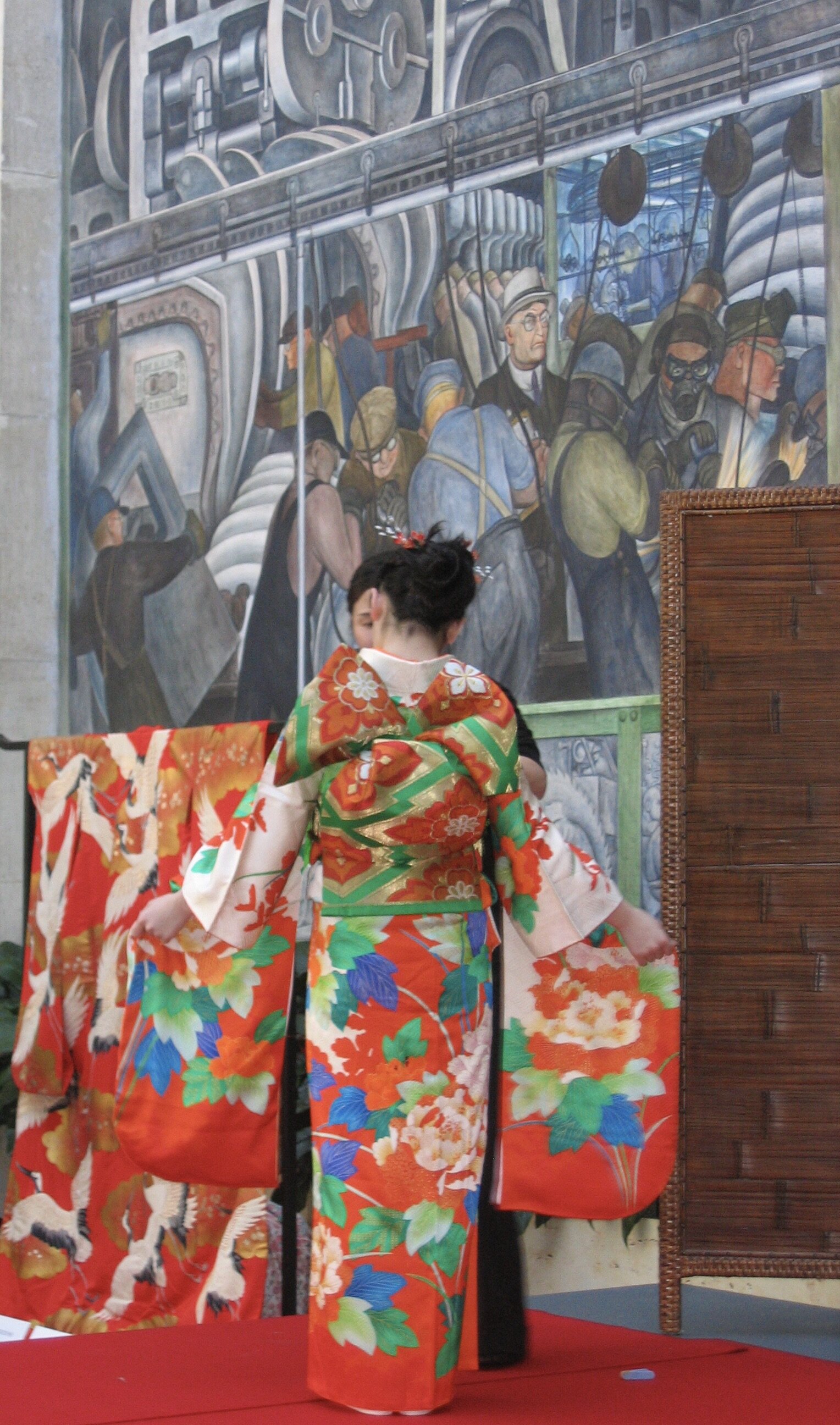 Kimono Presentation at the Detroit Institute of Arts