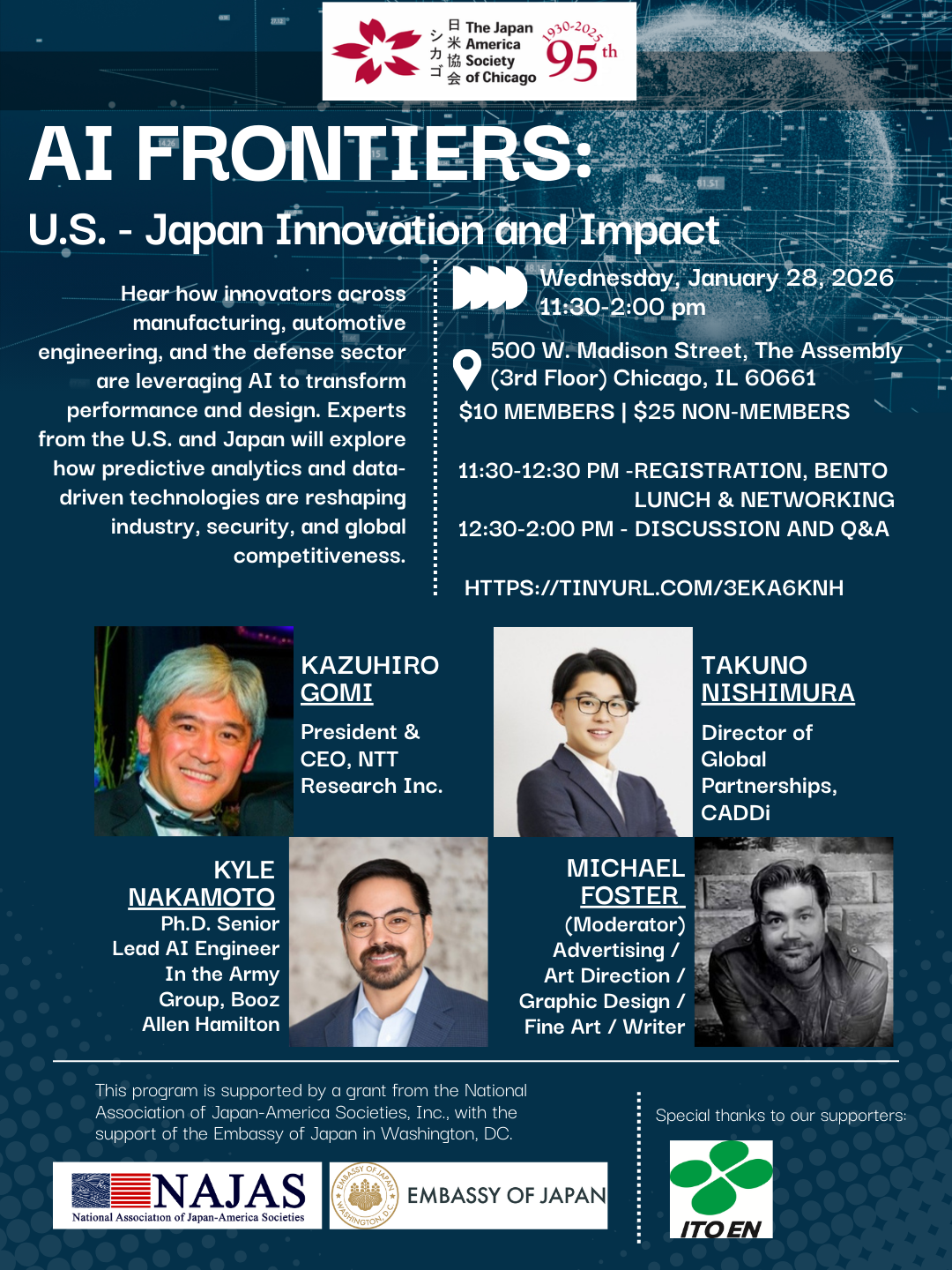 AI Frontiers US-Japan Innovation and Impact - Virtual Program