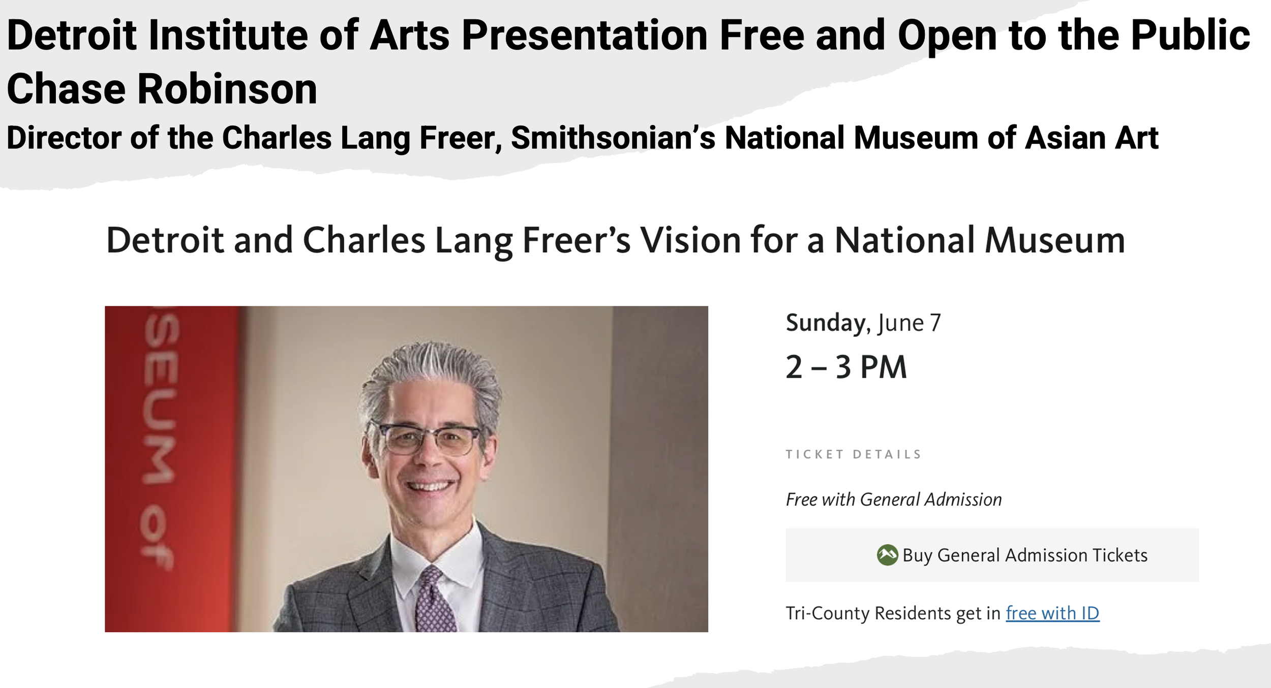 Detroit and Charles Lang Freer, Smithsonian's National Museum