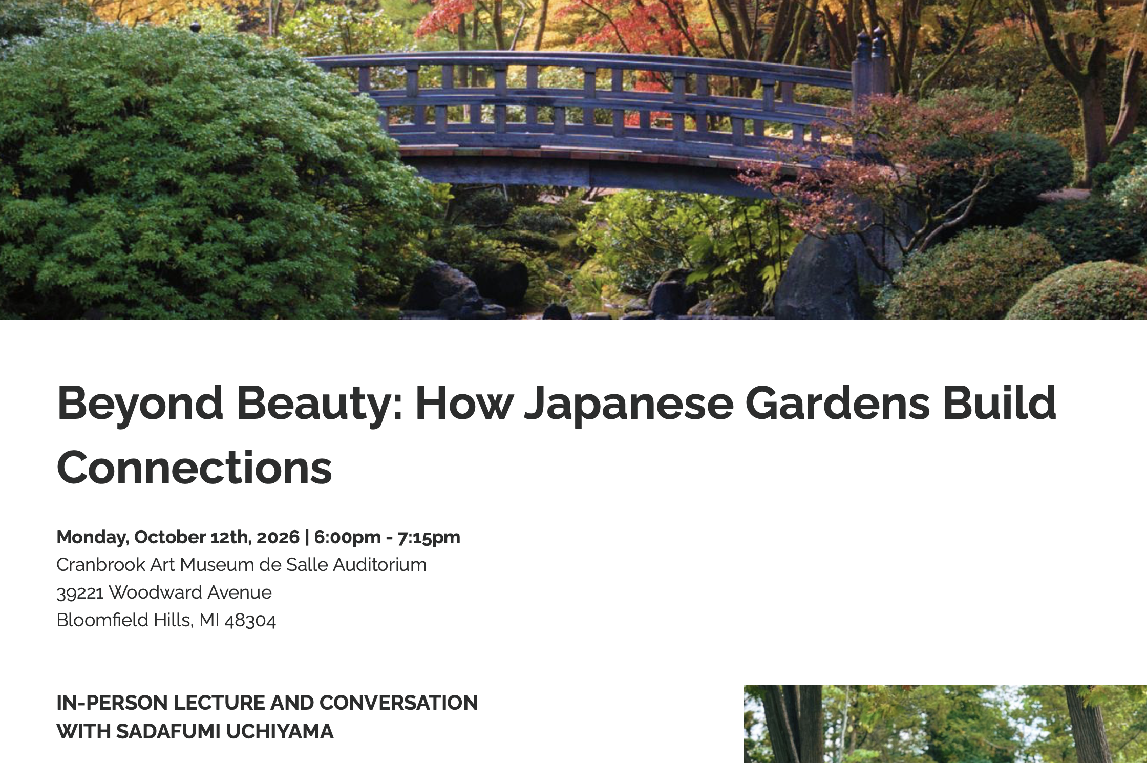 How Japanese Gardens Build Connections