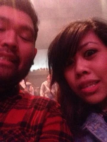Our first selfie together at Passion 2014. 