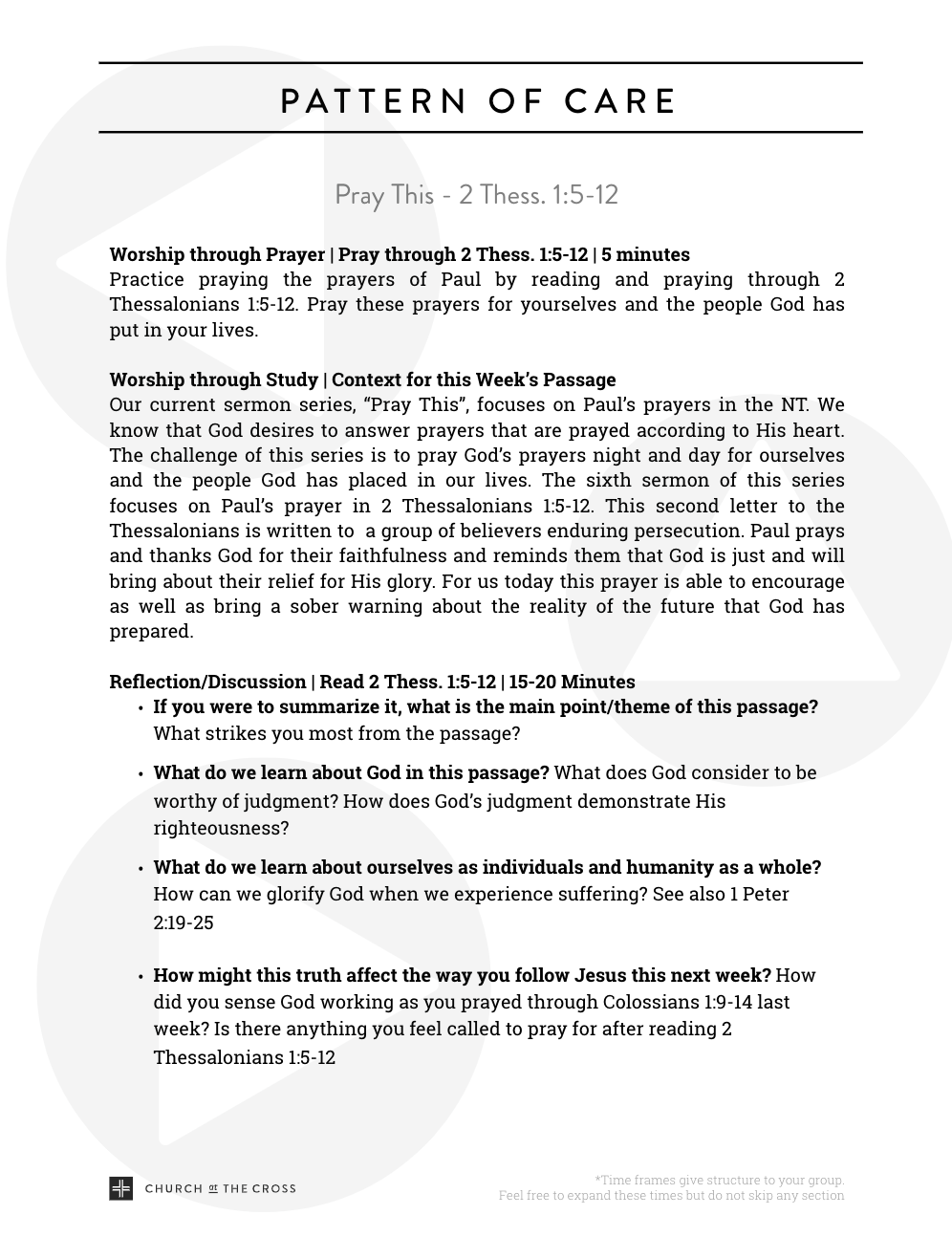 For the Week of 2.16.20