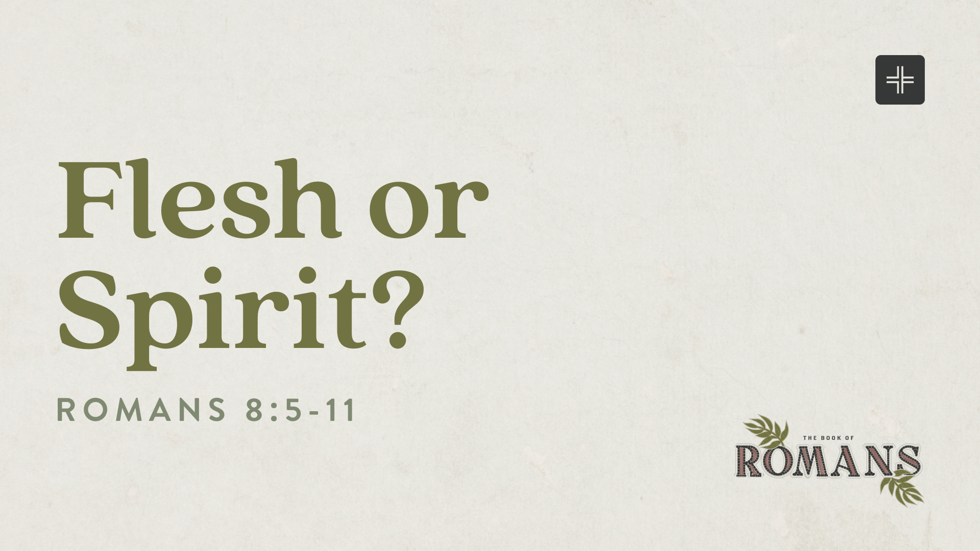 Flesh or Spirit? | Romans 8:5-11