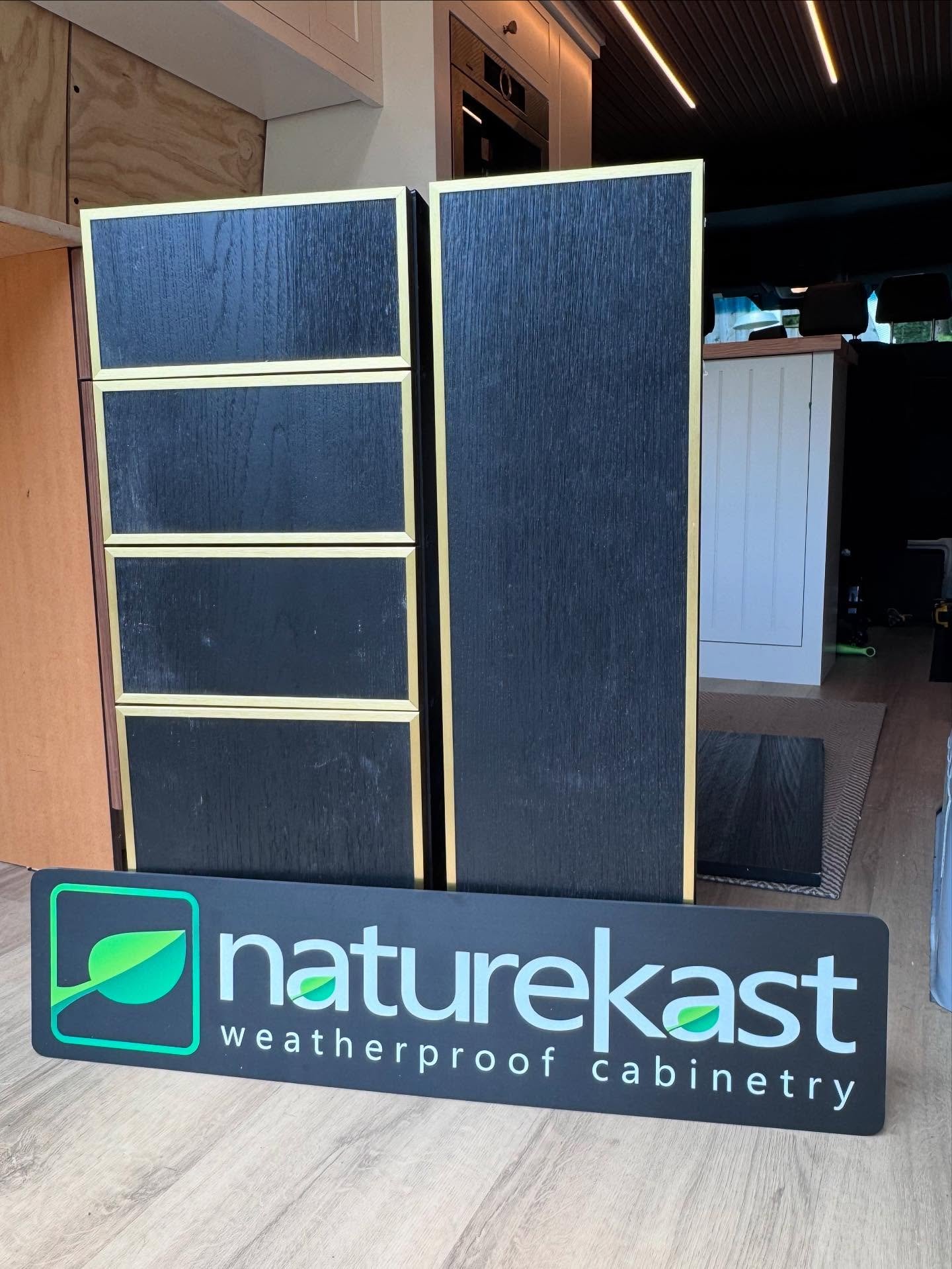 Big Day at G&G!
NatureKast is being installed into our mobile showroom today! This weatherproof cabinetry line is perfect for outdoor kitchens and patios — and now you can see it up close, right at your home, job site, or office.
-We bring
