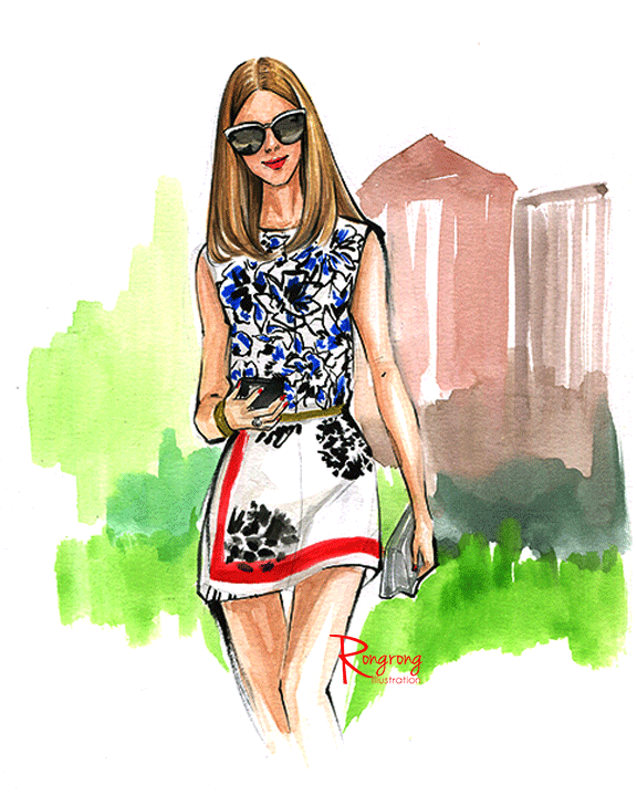  Fashion illustrations of Paris Couture Week
