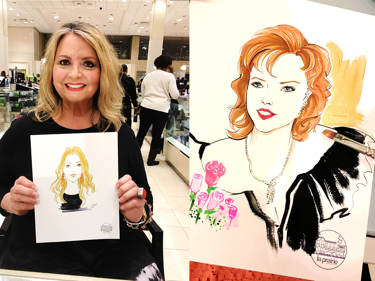 Live-sketch-at-La-Prairie-beauty-event by Rongrong DeVoe.jpg