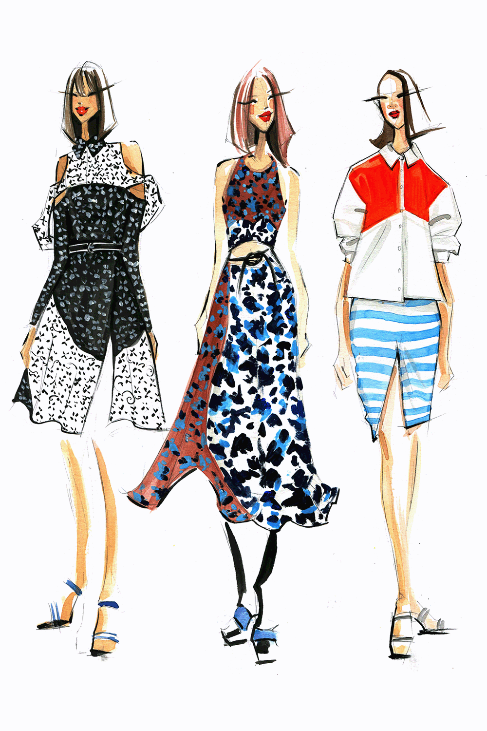 Fashion-Illustration-for-Tanya Taylor-by-Fashion-Illustrator-Rongrong-DeVoe copy