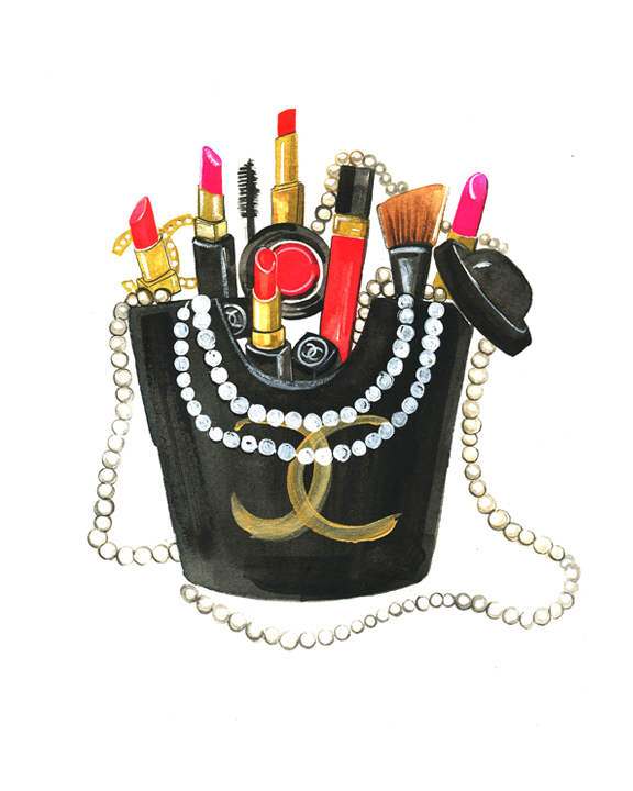 Chanel fry day illustration by Rongrong DeVoe.JPG