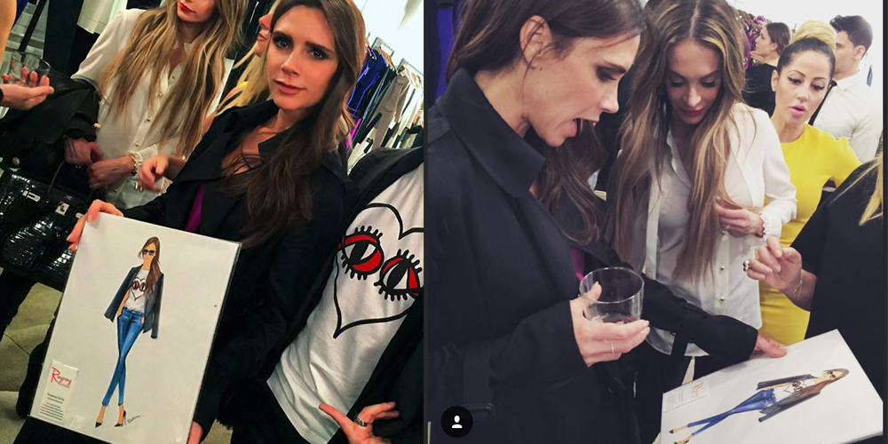 Fashion-illustration-for-Victoria-Beckham-by-Fashion-illustrator-Rongrong-DeVoe