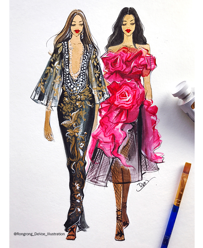 Neiman Marcus — Blog — Fashion and Beauty Illustrator Rongrong DeVoe